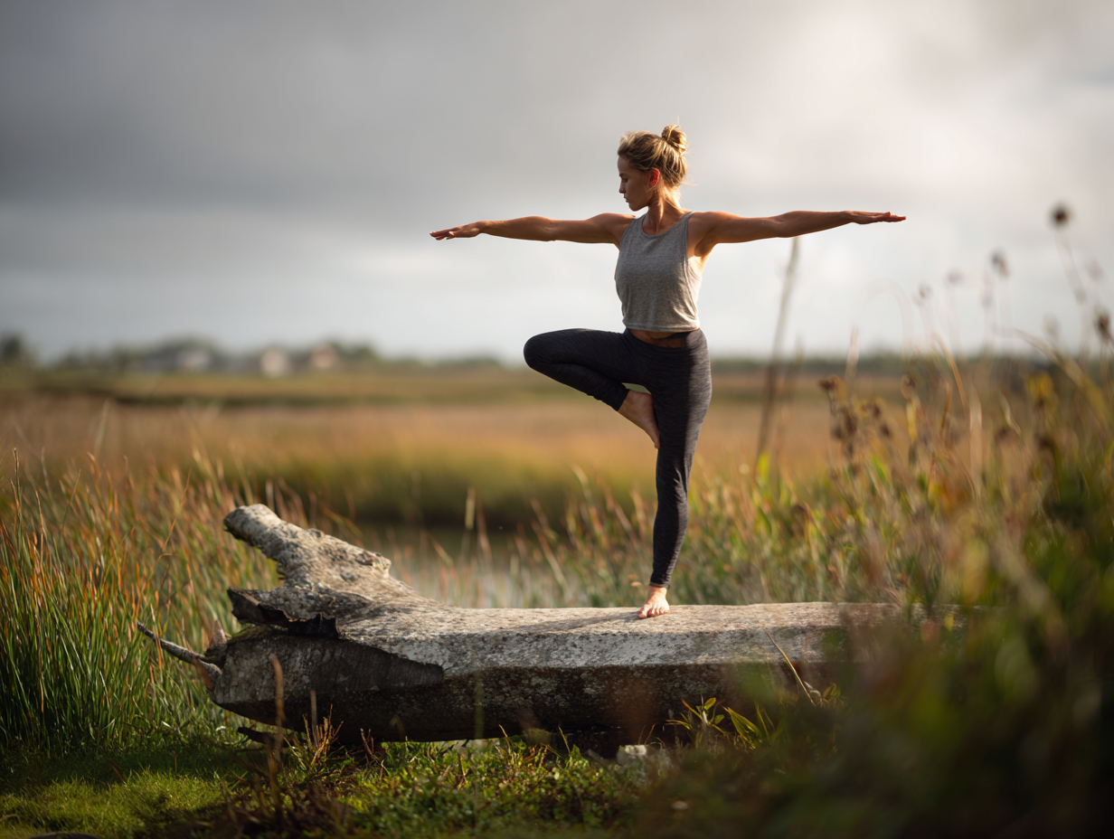 Egyensúly gyakorlat a természetben